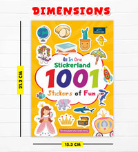 All in One Stickerland  1001 Stickers of Fun