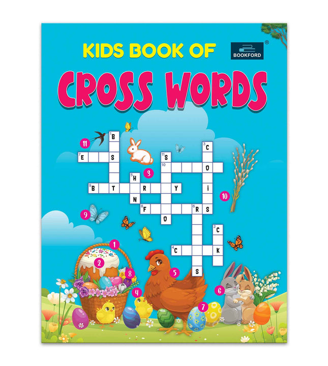 Kids Book Of Cross Word Activity book for Children.