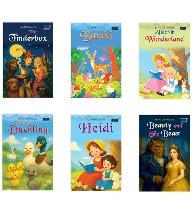 My First Little Fairy Tales Series (3) SET OF 6 Books Combo for kids.