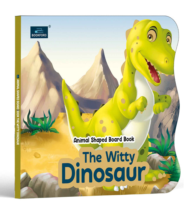 The Witty Dinosaur Animal Shaped Story Board Book - Engaging And Educational Stories For Kids.