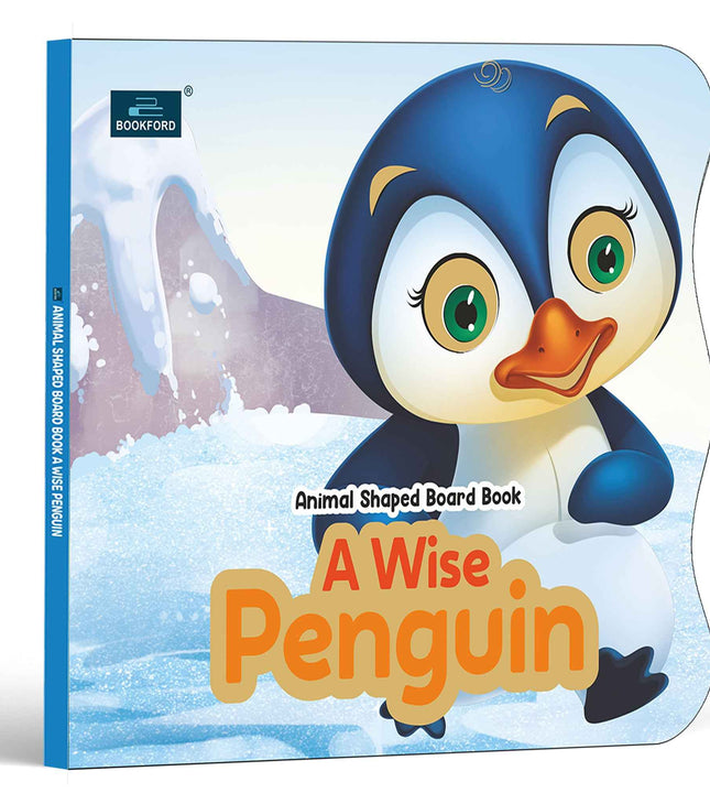 Wise Penguin Animal Shaped Story Board Book For Kids.