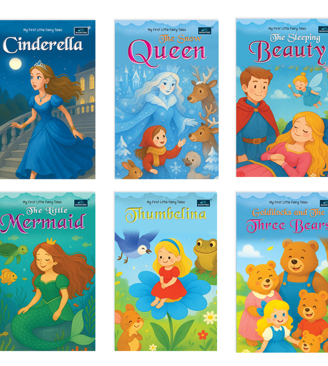 My First Little Fairy Tales Series (4) SET OF 6 Books Combo for kids.