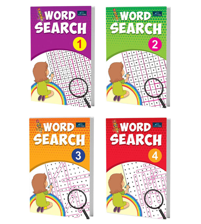 Words Search for Kids (Set of 4) - 2 years to 5 years Kids.