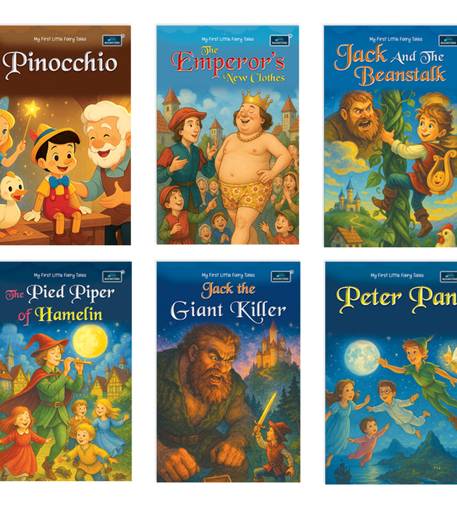 My First Little Fairy Tales Series (2) SET OF 6 Books Combo for kids.