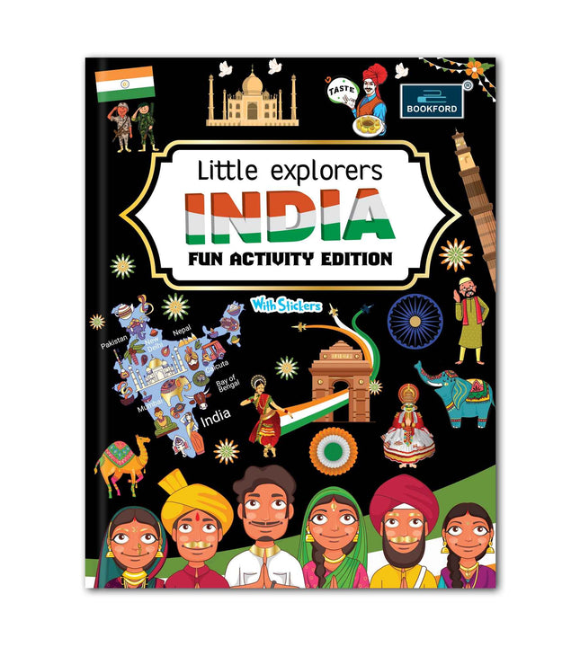 Little explorers INDIA Fun Activity Edition Book for kids.