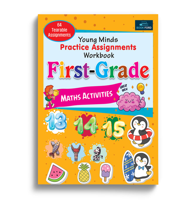 Young Minds Practice Assignments Workbook- First Grade Maths Books For Kids