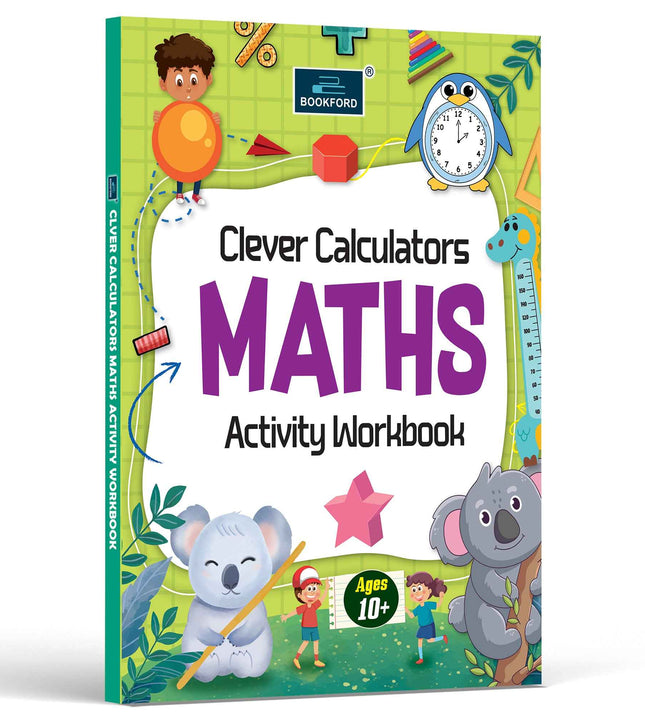 Clever Calculators Maths Activity Workbook Ages 10+ Book For Kids.