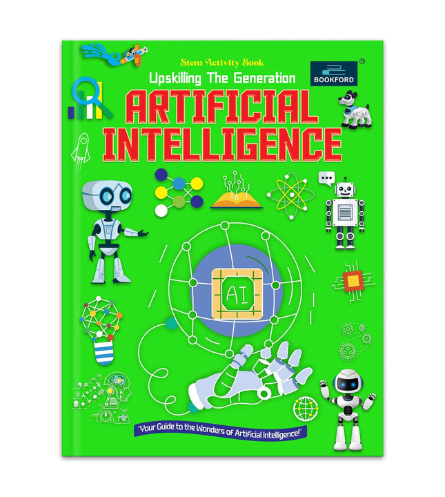 Stem Activity Book Upskilling The Generation Artificial Intelligence for kids.