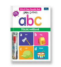 Write And Clean Reusable Book - Small Letter abc Tracing Workbook For Kids - Fun And Educational Tracing Activities