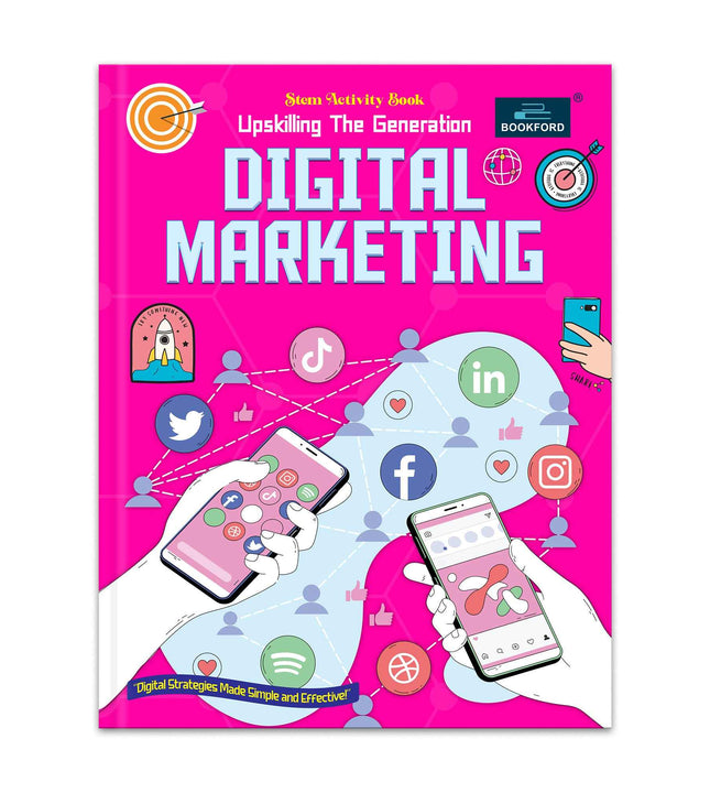 Stem Activity Book Upskilling The Generation Digital Marketing for kids.