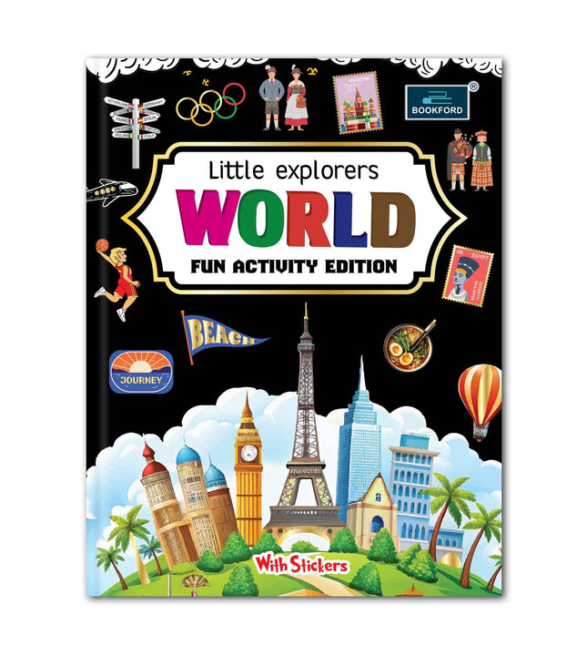 Little explorers WORLD Fun Activity Edition Book for kids.