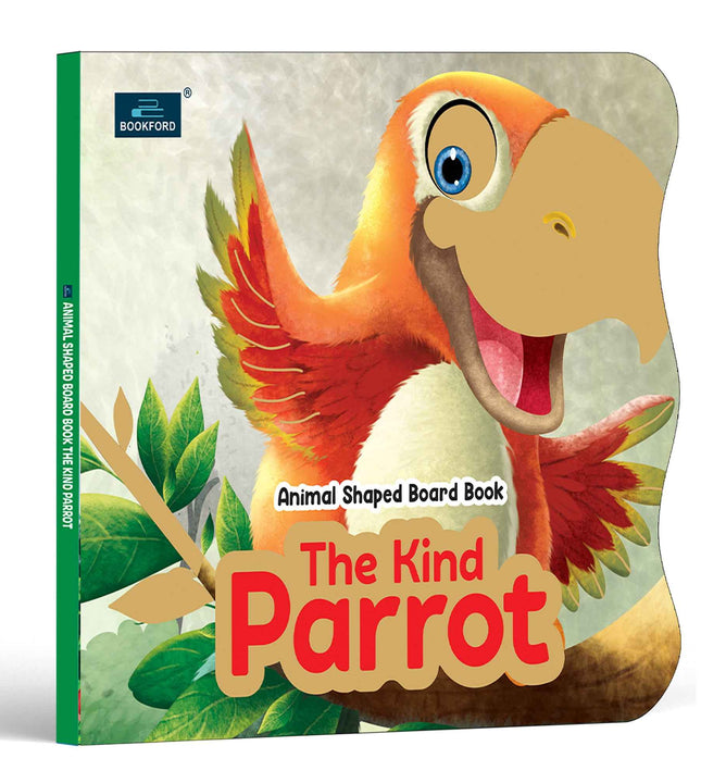 The Kind Parrot Animal Shaped Story Board Book - Engaging And Educational Stories For Kids.