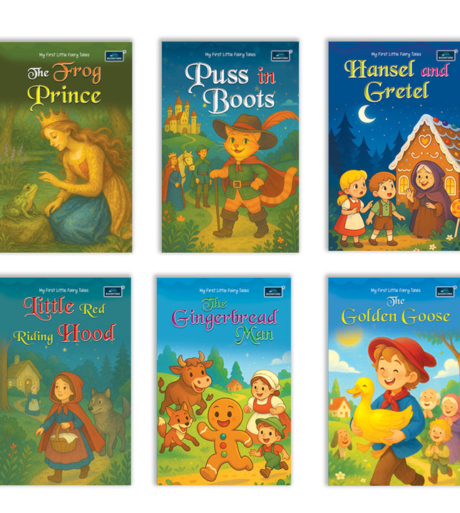My First Little Fairy Tales Series (1) SET OF 6 Books Combo for kids.