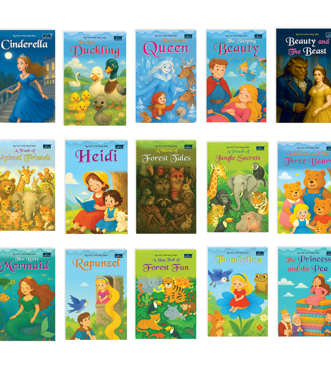 My First Little Fairy Tales Series (2) SET OF 15 Books Combo for kids.