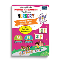 Young Minds Practice Assignments Workbook - Nursery Books For Kids.