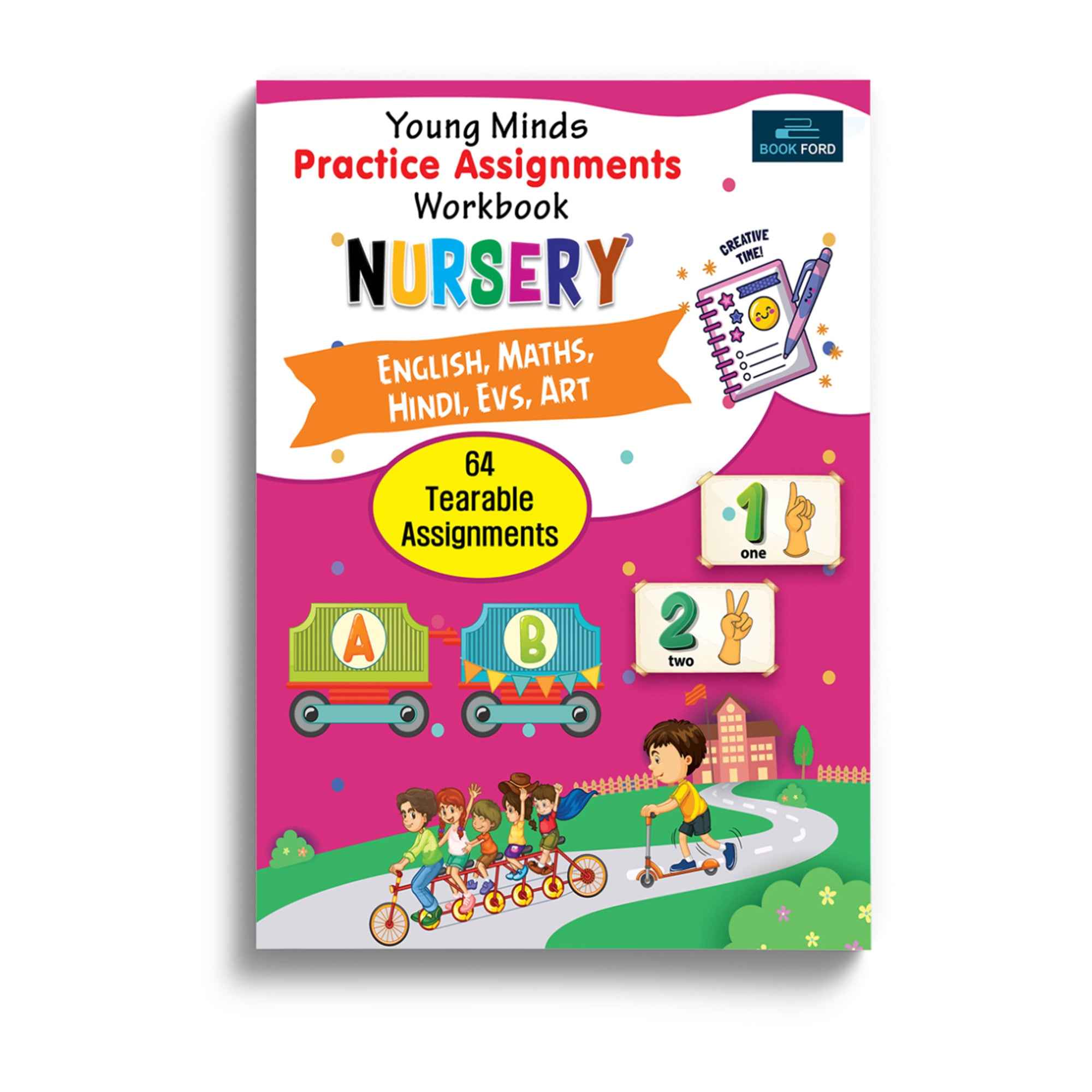 Young Minds Practice Assignments Workbook - Nursery Books For Kids ...