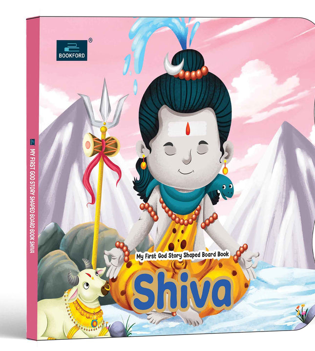 My First Shaped God Board Book – Mahadev Shiva Hindu Mythology Story Book for Kids - Age 2+ Yrs