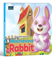 Mischievous Rabbit Animal Shaped Story Board Book - Engaging And Educational Stories For Kids.
