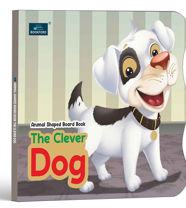 The Clever Dog Animal Shaped Story Board Book - Engaging And Educational Stories For Kids.