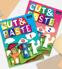 Kids Book of Cut & Paste (Set of 2) - Picture Recognition Art & Creativity that Enhance Fine Motor Skills in Kids