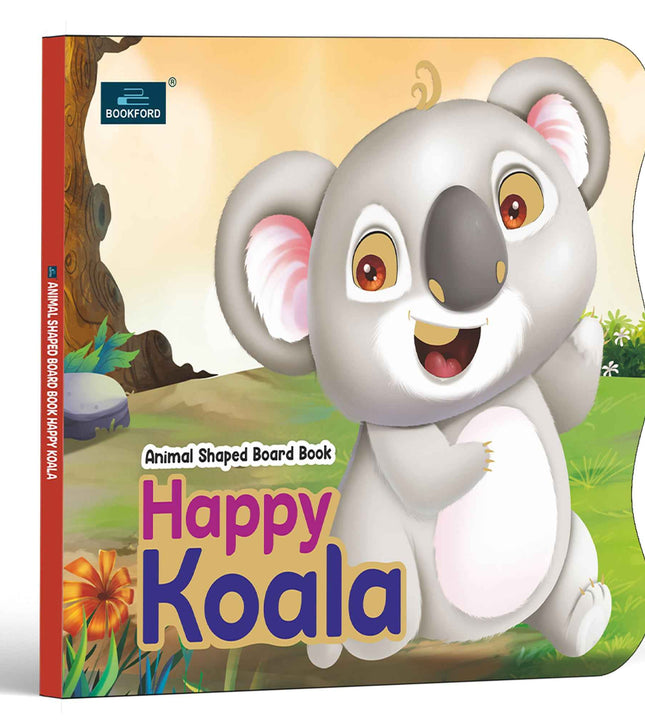 Happy Koala Animal Shaped Story Board Book For Kids.