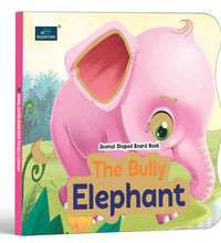 The Bully Elephant Animal Shaped Story Board Book - Engaging And Educational Stories For Kids.