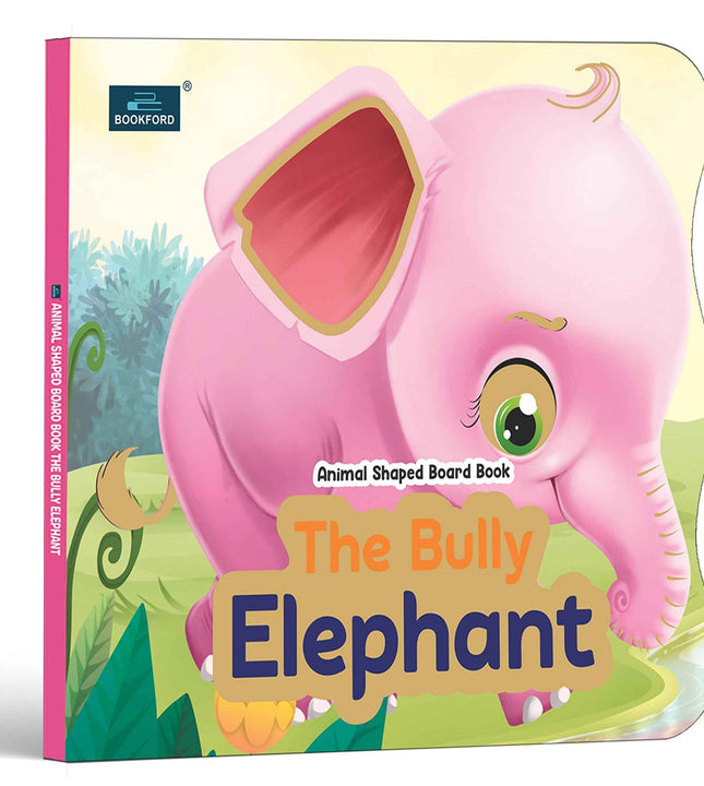 The Bully Elephant Animal Shaped Story Board Book - Engaging And Educational Stories For Kids.