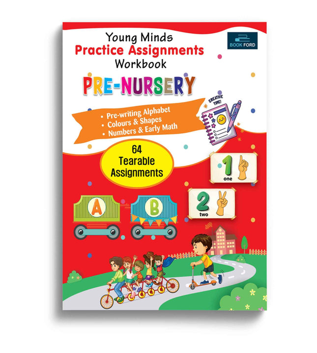 Young Minds Practice Assignments Workbook - Pre-Nursery Books For Kids.