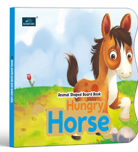 Hungry Horse Animal Shaped Story Board Book For Kids | 2+ Years