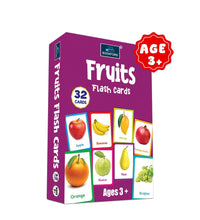 Fruits - Multicolor Flash Cards For Kids.