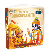 My First Bhagavad Gita Board Book for Kids | Simple illustrated Bhagavad Gita in Hindi, Sanskrit and English for Daily Living - Ages 3+ Years
