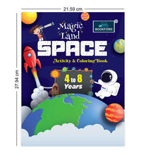 Magic Land Space Activity & Coloring Book for kids.