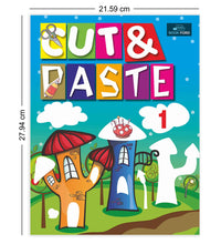 Kids Book of Cut & Paste (Set of 2) - Picture Recognition Art & Creativity that Enhance Fine Motor Skills in Kids