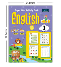 Super Kids Activity Book for Kids (Set of 3) - Maths, Science And English For Kids.