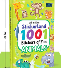All-in-One Stickerland 1001 Animal Sticker Book for Kids, Toddlers and Children | Fun Activity and Learning - 3+ Years