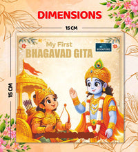 My First Bhagavad Gita Board Book for Kids | Simple illustrated Bhagavad Gita in Hindi, Sanskrit and English for Daily Living - Ages 3+ Years