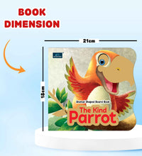The Kind Parrot Animal Shaped Story Board Book - Engaging And Educational Stories For Kids.
