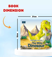 The Witty Dinosaur Animal Shaped Story Board Book - Engaging And Educational Stories For Kids.