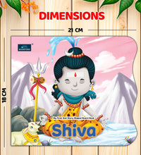 My First Shaped God Board Book – Mahadev Shiva Hindu Mythology Story Book for Kids - Age 2+ Yrs