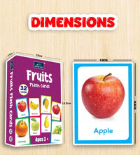 Flash Cards - Set Of 3 Multicolor Flash Cards For Kids - Alphabet , Numbers , And Fruits.