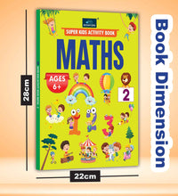 Super Kids Activity Book -2 for Kids (Set of 3) - Maths, Science & English Book for children's.