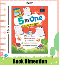 5 in one English writing Book for Kids.