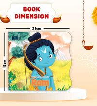 My First Shaped God Board Book – Ram Hindu Mythology Story Book for Kids.