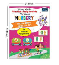 Young Minds Practice Assignments Workbook - Nursery Books For Kids.