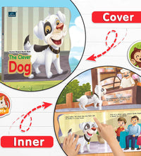 The Clever Dog Animal Shaped Story Board Book - Engaging And Educational Stories For Kids.