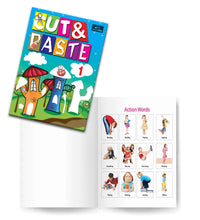 Cut & Paste 1 - Early Learning Educational book, Boost creativity with pictures Ages 3+