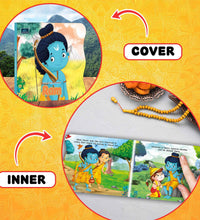 My First Shaped Board Book – Illustrated Ram and Krishna Mythology Story Book for Kids - Age 2+ Yrs (Indian Gods and Goddesses)