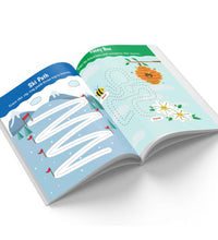 Write And Clean Reusable Book - Line And Curve Tracing Workbook For Kids.