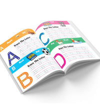 Write And Clean Reusable Book - Capital Letters ABC Tracing Workbook For Kids - Fun And Educational Tracing Activities