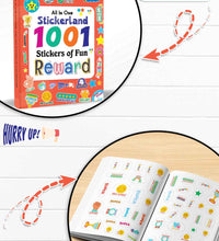 All-in-One Stickerland 1001 Reward Sticker Book for Kids, Toddlers and Children | Fun Activity and Learning - 3+ Years